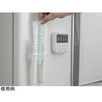 ホルダー付きクリップ ホワイト/ブルー イノマタ化学