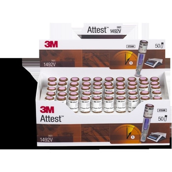 3M(TM) アテスト(TM) 超短時間判定用生物学的インジケータ アズワン