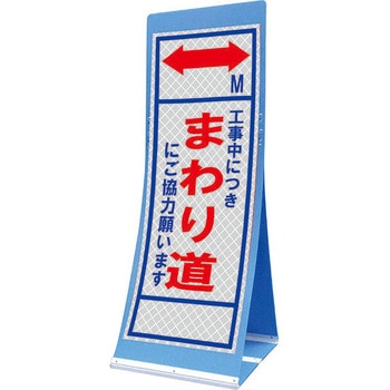エアスルーサイン(プラダン看板) プリズム反射 トーグ安全工業