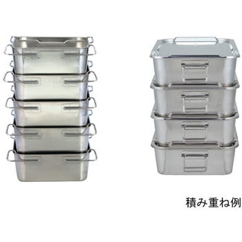 18-8給食バット・固定ハンドル付 研磨有 SH-6038シリーズ SUGICO(スギコ)