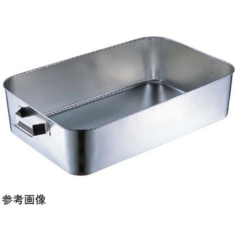 18-8給食バット・固定ハンドル付 研磨有 SH-6038シリーズ SUGICO(スギコ)