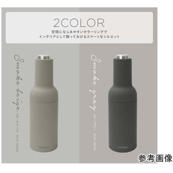 sumuu ボトル型ソルト&ペッパーミル ミルオ MCK-136シリーズ macros