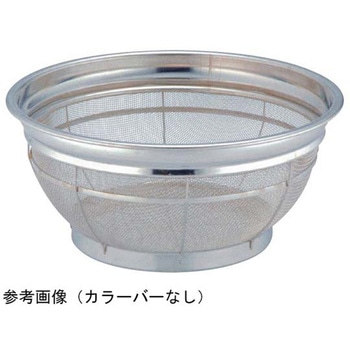 18-8 F型ざる(14メッシュ)20cm - 弁慶(本間冬治工業)