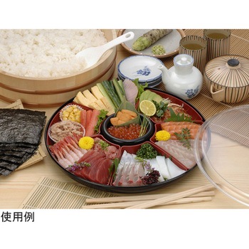 手巻き御膳 しゃもじ付 ブラック イノマタ化学