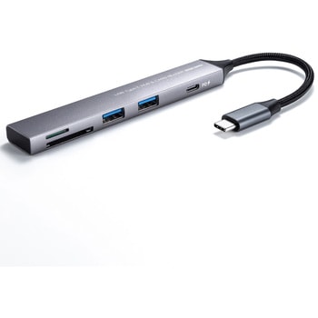 USBハブ USB 5Gbps カードリーダー付き サンワサプライ