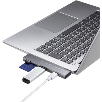 USBハブ USB 5Gbps カードリーダー付き サンワサプライ