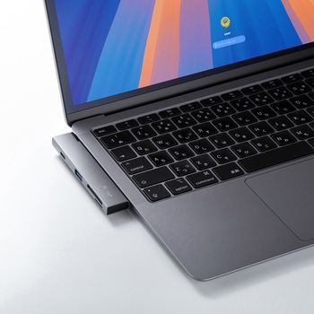 USBハブ USB 5Gbps カードリーダー付き サンワサプライ