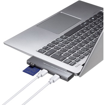 USBハブ USB 5Gbps カードリーダー付き サンワサプライ