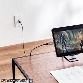 LAN変換ケーブル CAT6 RJ-45/USB TypeC サンワサプライ