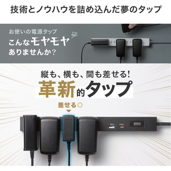 電源タップ スリム PD33W対応 サンワサプライ