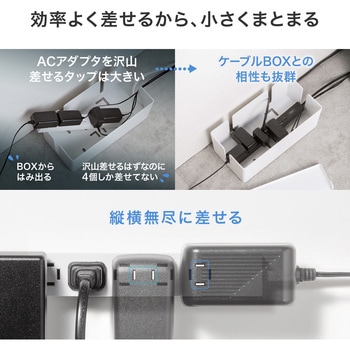 電源タップ スリム PD33W対応 サンワサプライ