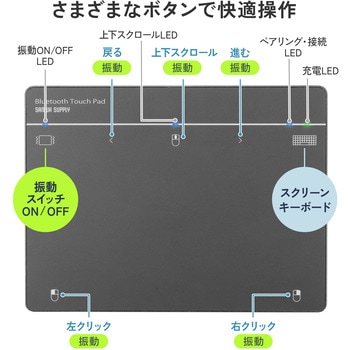 タッチパッド Bluetooth サンワサプライ