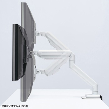 液晶モニタアーム ガススプリング式 サンワサプライ