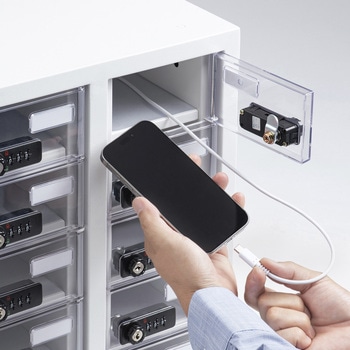 収納保管庫 スマートフォン 個別管理用 - サンワサプライ