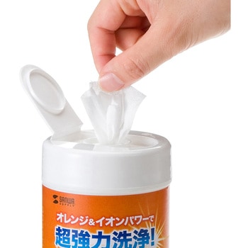 ウェットティッシュ 強力タイプ サンワサプライ
