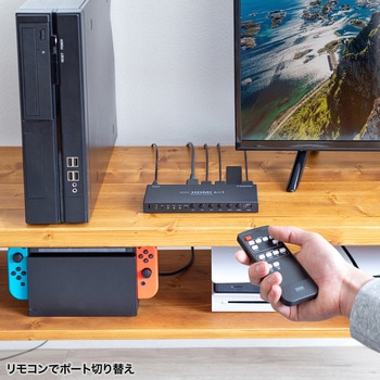 HDMI切替器 4入力1出力 4K対応 サンワサプライ