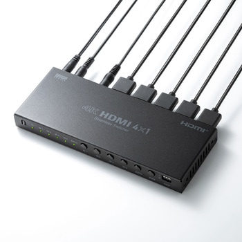 HDMI切替器 4入力1出力 4K対応 サンワサプライ