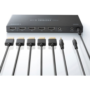 HDMI切替器 4入力1出力 4K対応 サンワサプライ