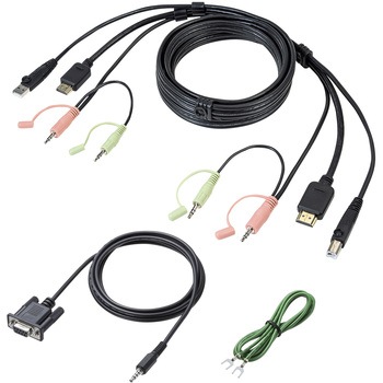 LCDコンソールドロワー スライド USB/HDMI対応 サンワサプライ