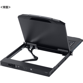LCDコンソールドロワー スライド USB/HDMI対応 サンワサプライ