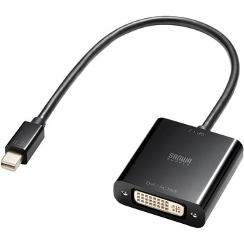 変換アダプタ Mini DisplayPort-DVI Activeタイプ サンワサプライ