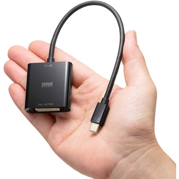 変換アダプタ Mini DisplayPort-DVI Activeタイプ サンワサプライ