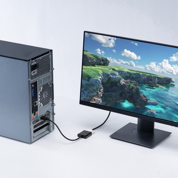 変換アダプタ DisplayPort-DVI Activeタイプ サンワサプライ