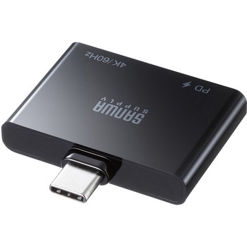 拡張アダプタ USB TypeC PD対応 サンワサプライ