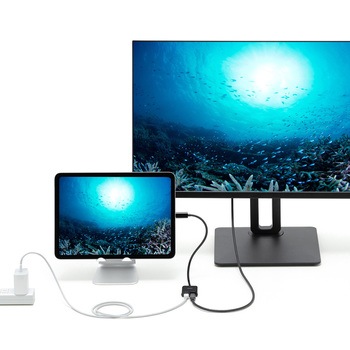 拡張アダプタ USB TypeC PD対応 サンワサプライ