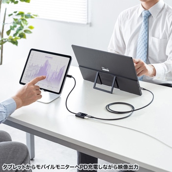拡張アダプタ USB TypeC PD対応 サンワサプライ