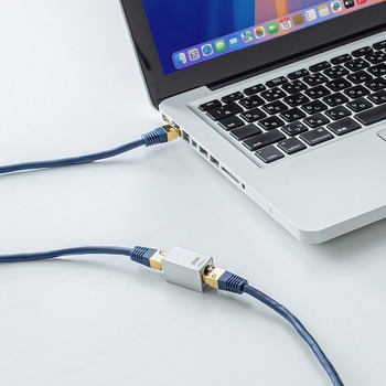 RJ-45用中継アダプタ CAT7 STP サンワサプライ
