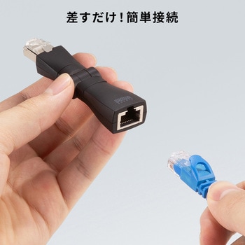 RJ-45変換アダプタ CAT6A STP - サンワサプライ