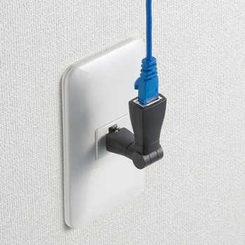 RJ-45変換アダプタ CAT6A STP サンワサプライ