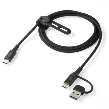 USB TypeCケーブル USB2.0 PD60W対応(USB A変換アダプタ付き) サンワサプライ