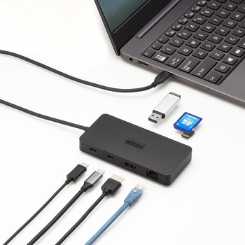 ドッキングステーション USB TypeC サンワサプライ