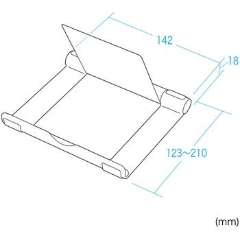 スタンド タブレット用 アルミ サンワサプライ