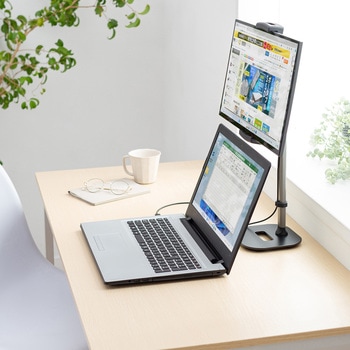 アームスタンド タブレット用 高さ調整タイプ サンワサプライ