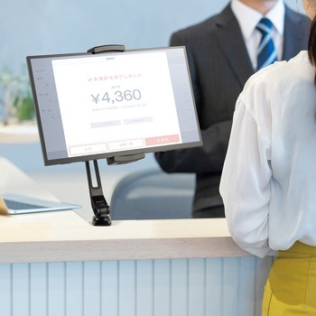 ホルダー タブレット用 サンワサプライ