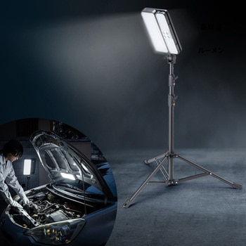 LED投光器 ソーラー充電 三脚付き サンワサプライ