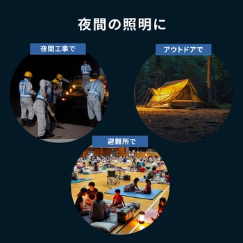 LED投光器 ソーラー充電 三脚付き サンワサプライ