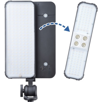 LED投光器 ソーラー充電 三脚付き サンワサプライ