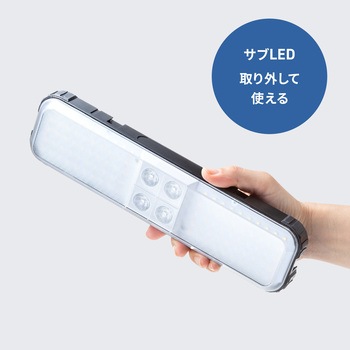 LED投光器 ソーラー充電 三脚付き サンワサプライ