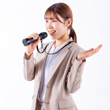 拡声器スピーカー Bluetooth対応 ハンドマイク型 サンワサプライ