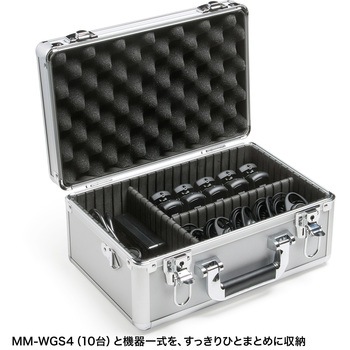 アルミケース ワイヤレスガイド用 サンワサプライ