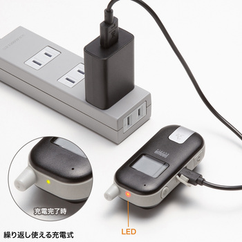 ワイヤレスガイドシステム 親機/子機 IP54防水防塵抗菌 サンワサプライ