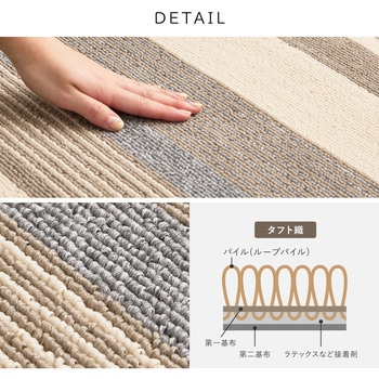 洗える 軽量 速乾ラグ 萩原