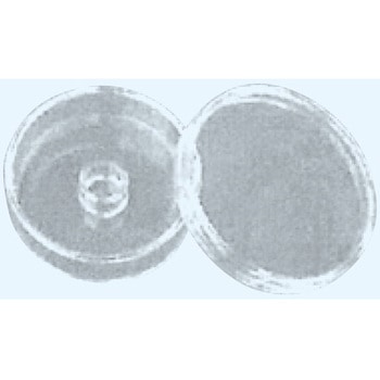 小 ディッシュ1ウェル ほうけい酸ガラス(JR-1) C-1シリーズ 日本理化学器械(NRK)