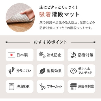 吸着 階段マット 萩原