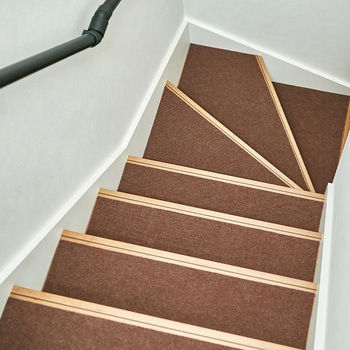 吸着 階段マット(踊り場付き) 萩原
