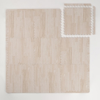 木目調柄 約30cmジョイントマット 9枚セット ユノックス